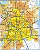 Dallas TX city map.Free printable detailed map of Dallas city Texas