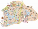 The map of Chester Zoo in Chester, United Kingdom