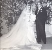 Athina Livanos y Aristotele Onassis 1946 | Abito da sposa vintage ...