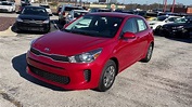 2020 KIA Rio S 5D Hatchback in Currant Red with Black - YouTube