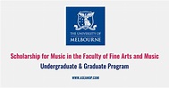 The University of Melbourne Scholarship for Music in the Faculty of ...