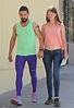 Shia LaBeouf sports green tank top while out to lunch with girlfriend ...