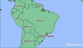 ¿Dónde está Sao Paulo, Brasil? - Atlas del Mundo
