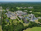 aerial view Enschede, University of Twente with among others the ...