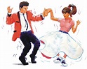 Art by Mike Jory: POTD Rock 'n' Roll Dancers | Rock and roll dance ...