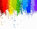 Rainbow Paint Splatter Png - 1919x1487 - Download HD Wallpaper ...