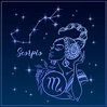 Zodiac sign Scorpio as a beautiful girl. The Constellation of Scorpio ...