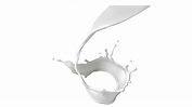 Respingo de leite, derramando ou agite com gotas realistas | Vetor Grátis