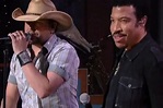 Jason Aldean and Lionel Richie Take the ‘Letterman’ Stage to Sing ‘Say ...