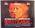 Notes On A Scandal - Original Cinema Movie Poster From pastposters.com ...