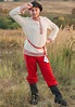 Amazon.com: Russian costume men national traditional wear dance costume ...