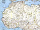 Northwestern Africa Map 1966 | Maps.com.com