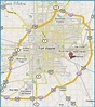 Fort Wayne Map - TravelsFinders.Com