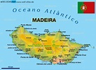 Karte von Madeira (Insel in Portugal) | Welt-Atlas.de