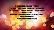 Jerry Rivera - Si Supieras Cuanto Te Amo (Con Letra - HD) - YouTube