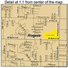 Rogers Arkansas Street Map 0560410