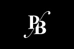 PB Monogram Logo Design By Vectorseller | TheHungryJPEG.com