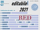 Modello RED 2021 editabile in pdf