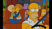 THE SIMPSONS- The Children Kissing On The Car Of Homer And Ending ...