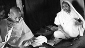 Mohandas Gandhi With His Wife