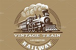 Modern Locomotive Logo Design