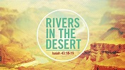 Rivers in the Desert