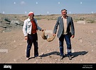 Gore Vidal American Author with his friend, Howard Austen in the Gobi ...