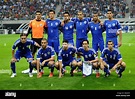 The Israeli national soccer squad poses for a group picture prior to ...