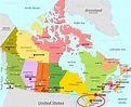 Toronto, canadá mapa - Canadá mapa de Toronto (Canadá)