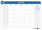 July 2009 Calendar Of The Month Free Printable July C - vrogue.co