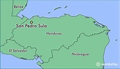 Map Of San Pedro Sula Honduras - Cities And Towns Map