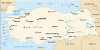 Cartina Italia Turchia | Cartina