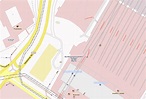 Hauptbahnhof-Stadtplan mit Satellitenfoto und Hotels von Stuttgart