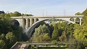 A four-metre-wide path now hangs underneath the Pont Adolphe bridge in ...
