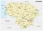 Lithuania Maps | Printable Maps of Lithuania for Download