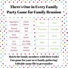 Free Printable Family Reunion Games