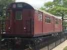 The last “redbird” subway car resting next to Queens Borough Hall : nyc