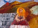 blueblackdream: “Frida Kahlo, Autorretrato en un girasol, 1954 ” Fue ...