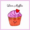 Love Muffin - Pink Painting by Lori Blevins