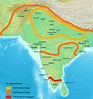 The Mughal empire, from 1526 to 1858, largest empire of India