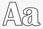 Png Abc Letters Clipart Black And White - Line Drawing Of Alphabet ...