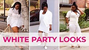 HOW TO STYLE ALL WHITE FOR AN ALL WHITE EVENT (LOOKBOOK) - YouTube