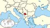 Grande localización mapa de Kosovo en el Mundo | Kosovo | Europa ...