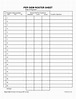 Roster Template Printable