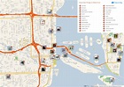 Miami Printable Tourist Map | Miami attractions, Miami map, Tourist map
