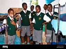 Six young students at Maseno School Kenya East Africa Stock Photo - Alamy