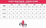 Curvy Boutique Sizing Chart – Curvy Boutique Plus Size Clothing