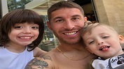 Los hijos de Sergio Ramos animan a su padre con un tierno mensaje antes ...