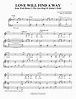 Love Will Find A Way (from The Lion King II: Simba's Pride) Sheet Music ...