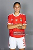 Ana Seica of SL Benfica poses for a photo during the SL Benfica UEFA ...